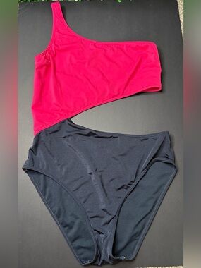 Abercrombie & Fitch Navy One-Piece Swim Top